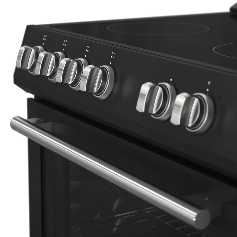 FORNO Leonardo Espresso 30" Electric Range Black, FFSEL6012-30BLK FORNO