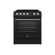 FORNO Leonardo Espresso 30" Electric Range Black, FFSEL6012-30BLK FORNO
