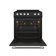 FORNO Leonardo Espresso 30" Electric Range Black, FFSEL6012-30BLK FORNO