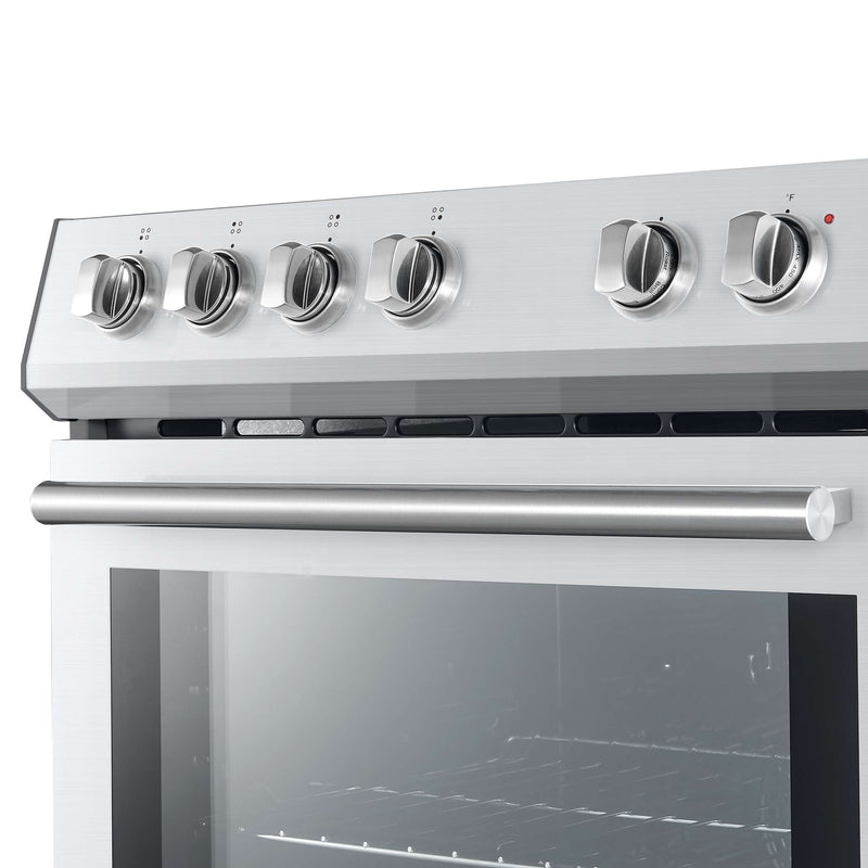 FORNO Leonardo Espresso 30" Electric Range Stainless-Steel, FFSEL6012-30 FORNO