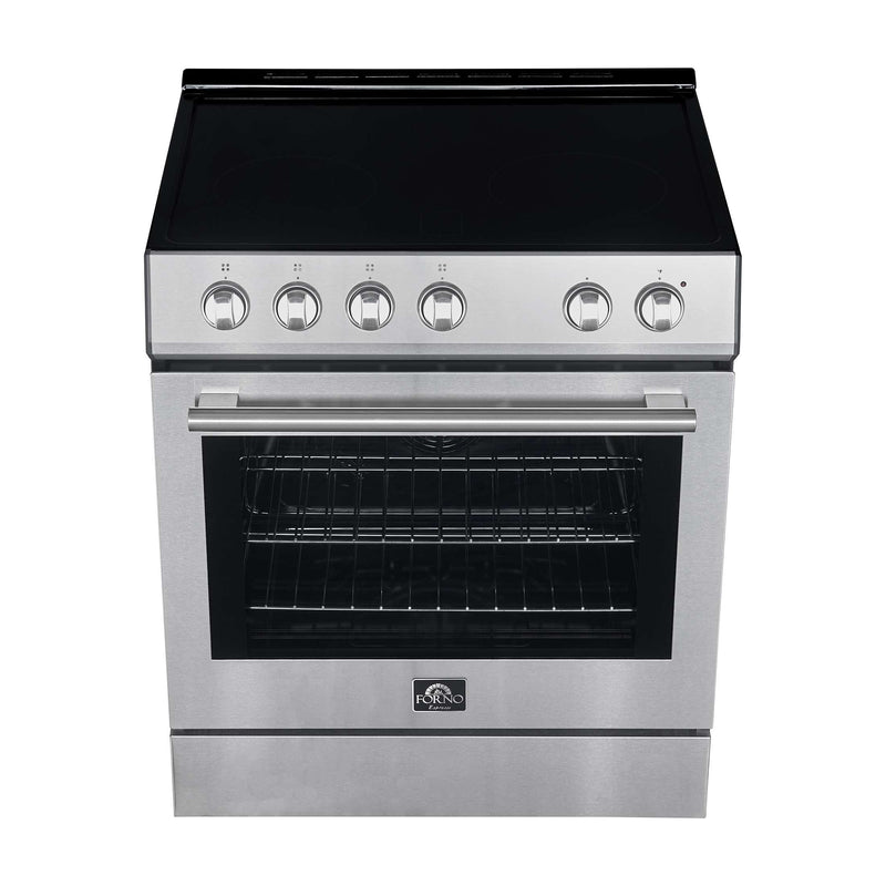 FORNO Leonardo Espresso 30" Electric Range Stainless-Steel, FFSEL6012-30 FORNO