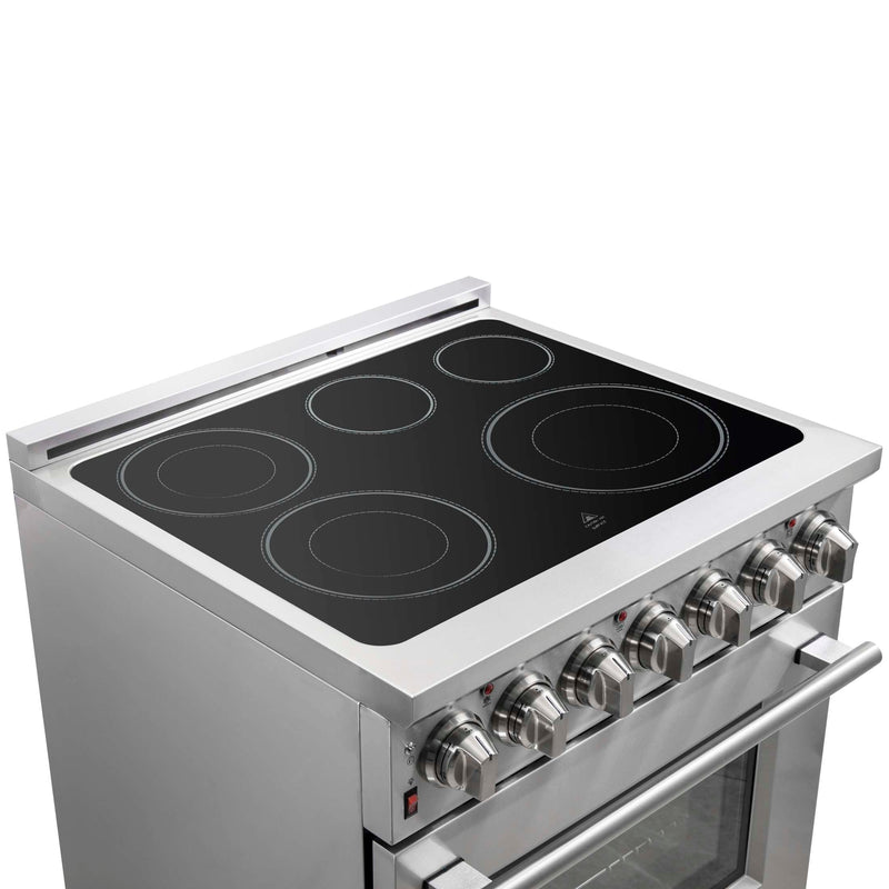 FORNO Massimo 30" Freestanding Electric Range, FFSEL6020-30 FORNO