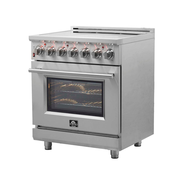 FORNO Massimo 30" Freestanding Electric Range, FFSEL6020-30 FORNO