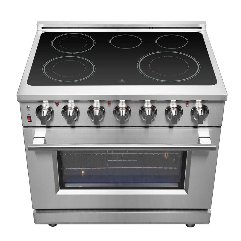 FORNO Massimo 36" Freestanding Chef Door Electric Range, FFSEL6020-36 FORNO