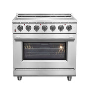 FORNO Massimo 36" Freestanding Chef Door Electric Range, FFSEL6020-36 FORNO