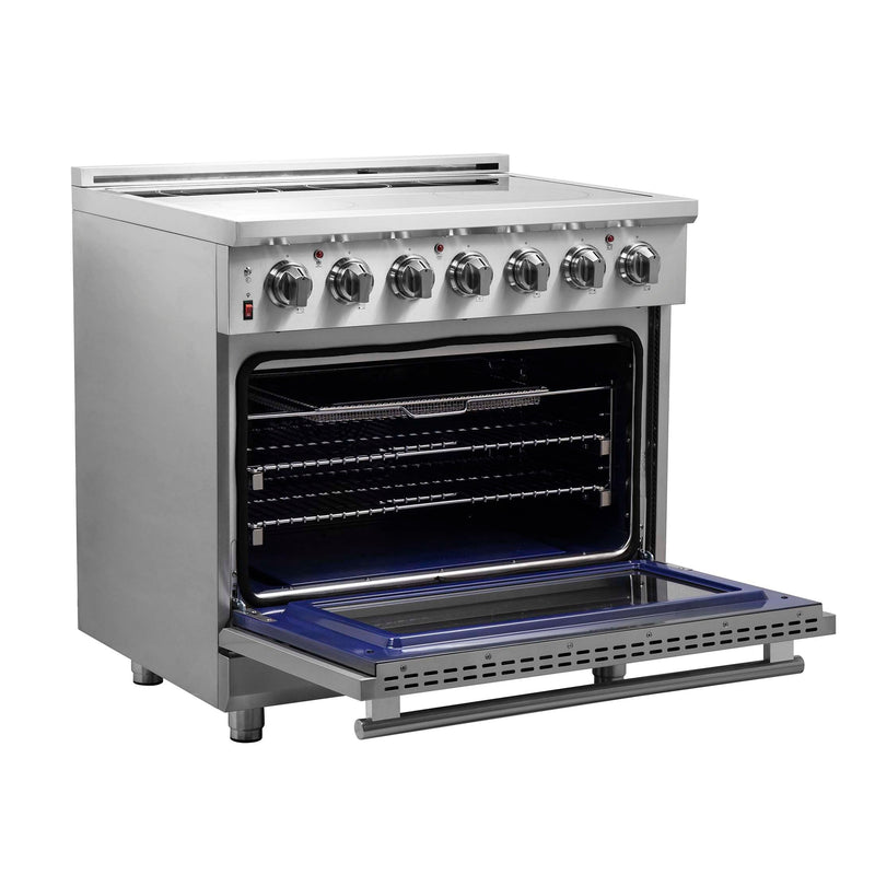 FORNO Massimo 36" Freestanding Chef Door Electric Range, FFSEL6020-36 FORNO