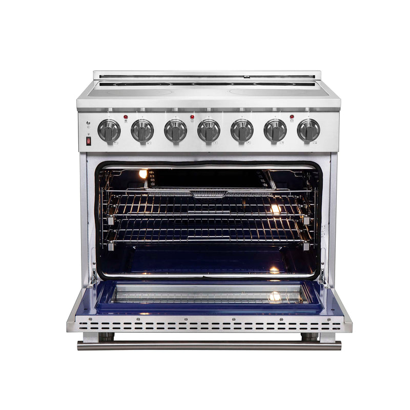 FORNO Massimo 36" Freestanding Chef Door Electric Range, FFSEL6020-36 FORNO
