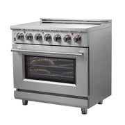 FORNO Massimo 36" Freestanding Chef Door Electric Range, FFSEL6020-36 FORNO