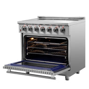 FORNO Massimo 36" Freestanding Chef Door Electric Range, FFSEL6020-36 FORNO
