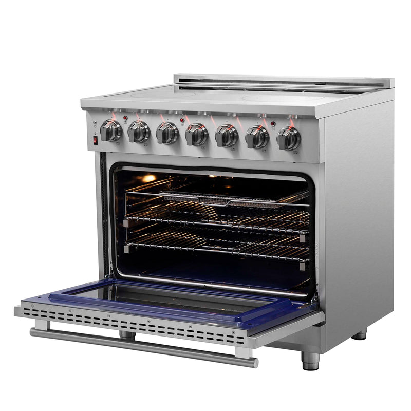 FORNO Massimo 36" Freestanding Chef Door Electric Range, FFSEL6020-36 FORNO
