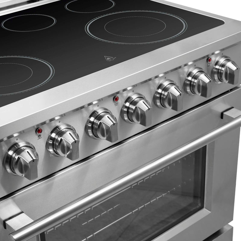 FORNO Massimo 36" Freestanding Chef Door Electric Range, FFSEL6020-36 FORNO
