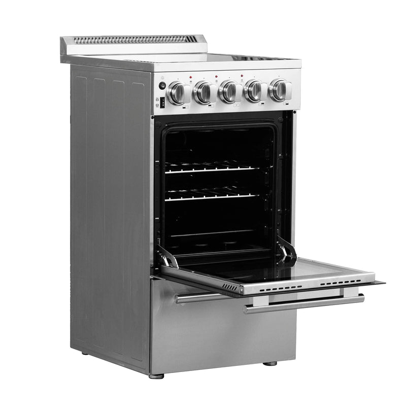 FORNO Pallerano 20" Freestanding Electric Range, FFSEL6052-20 FORNO