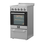 FORNO Pallerano 20" Freestanding Electric Range, FFSEL6052-20 FORNO