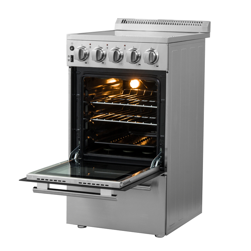 FORNO Pallerano 20" Freestanding Electric Range, FFSEL6052-20 FORNO