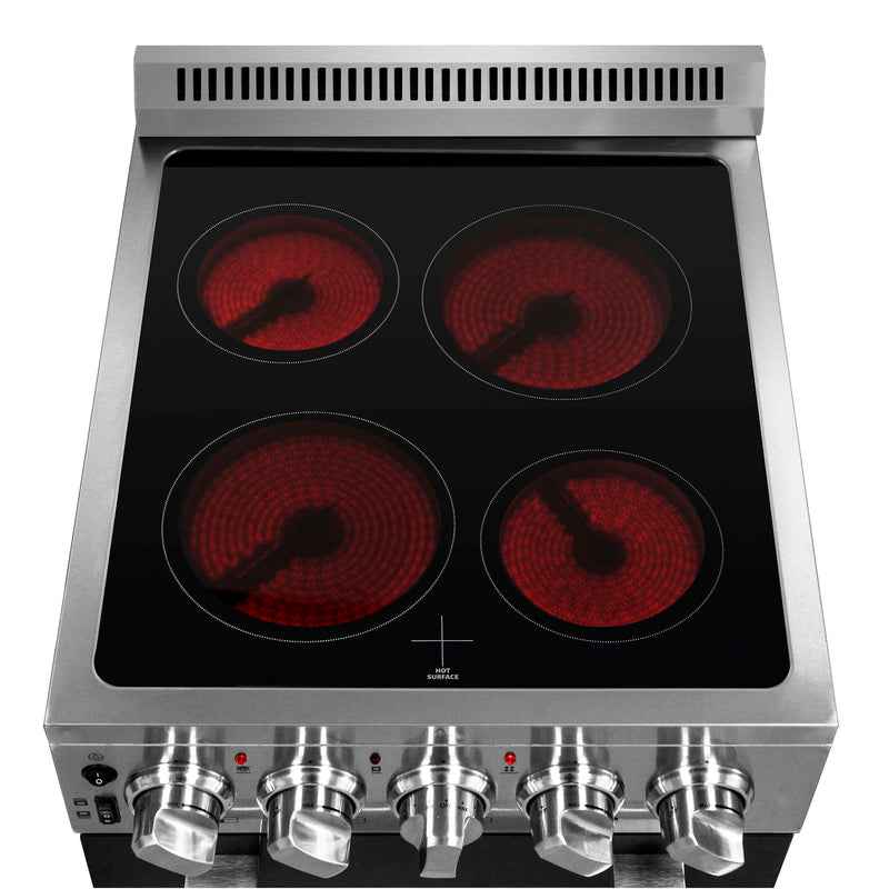 FORNO Pallerano 20" Freestanding Electric Range, FFSEL6052-20 FORNO