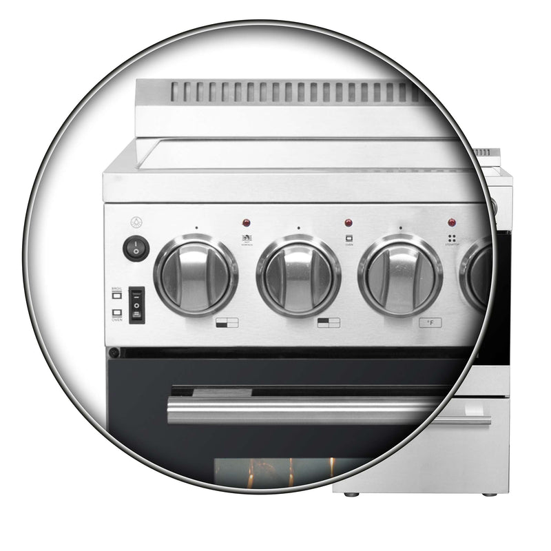 FORNO Pallerano 20" Freestanding Electric Range, FFSEL6052-20 FORNO