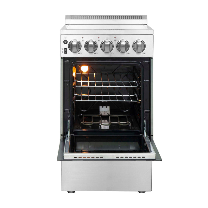 FORNO Pallerano 20" Freestanding Electric Range, FFSEL6052-20 FORNO