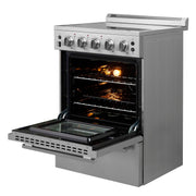 FORNO Loiano 24" Freestanding Electric Range, FFSEL6069-24 FORNO