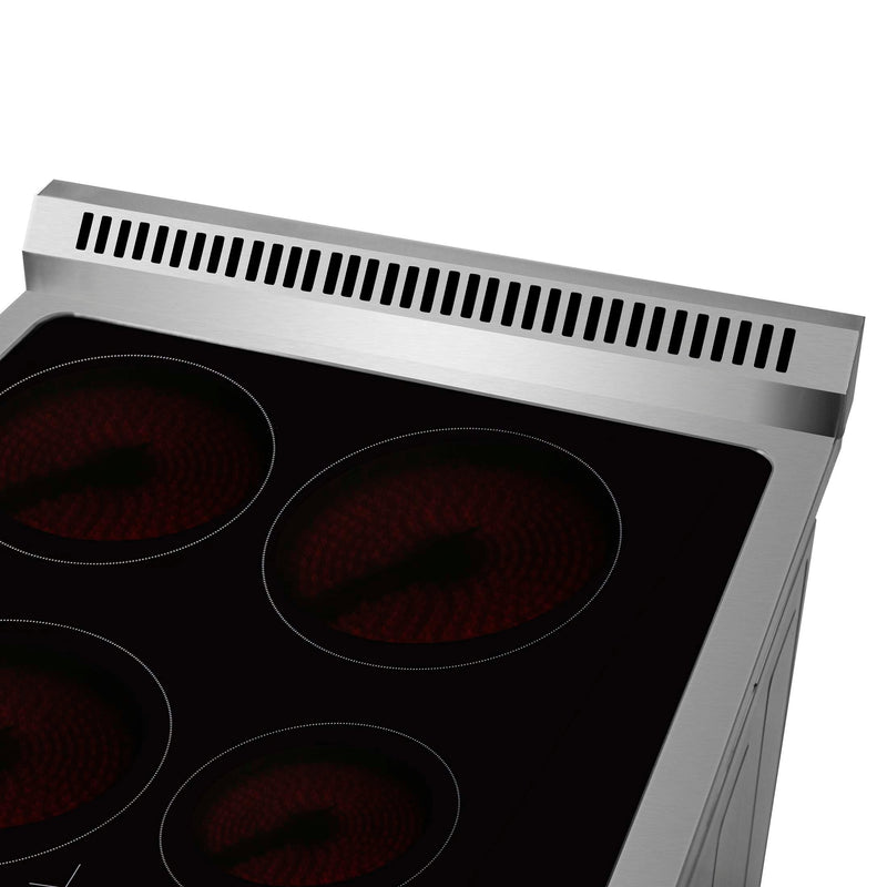 FORNO Loiano 24" Freestanding Electric Range, FFSEL6069-24 FORNO
