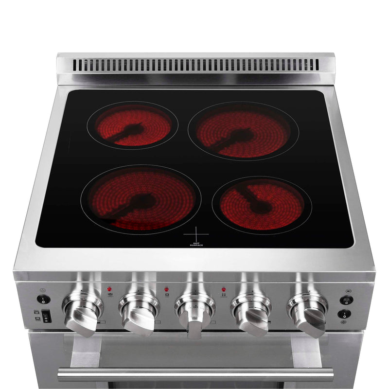 FORNO Loiano 24" Freestanding Electric Range, FFSEL6069-24 FORNO