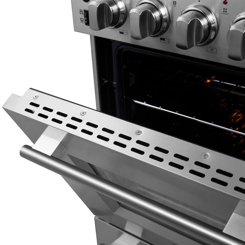 FORNO Loiano 24" Freestanding Electric Range, FFSEL6069-24 FORNO