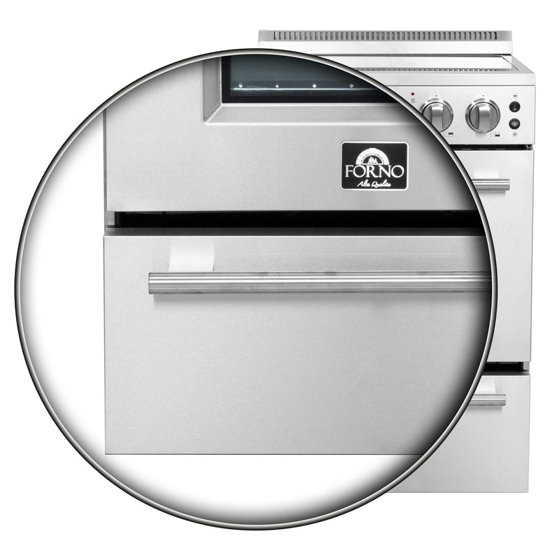 FORNO Loiano 24" Freestanding Electric Range, FFSEL6069-24 FORNO