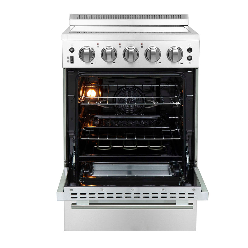 FORNO Loiano 24" Freestanding Electric Range, FFSEL6069-24 FORNO
