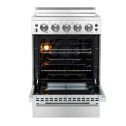 FORNO Loiano 24" Freestanding Electric Range, FFSEL6069-24 FORNO