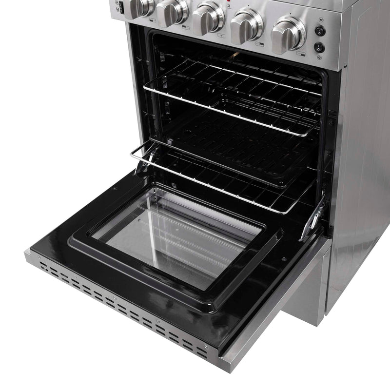 FORNO Loiano 24" Freestanding Electric Range, FFSEL6069-24 FORNO