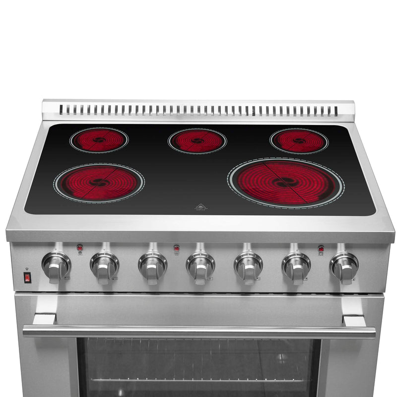 FORNO Galiano 36" Freestanding Electric Range, FFSEL6083-36 FORNO