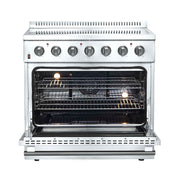 FORNO Galiano 36" Freestanding Electric Range, FFSEL6083-36 FORNO