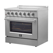 FORNO Galiano 36" Freestanding Electric Range, FFSEL6083-36 FORNO