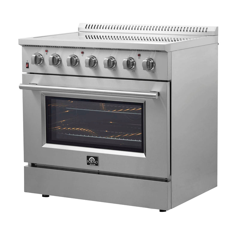FORNO Galiano 36" Freestanding Electric Range, FFSEL6083-36 FORNO