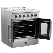 FORNO Galiano 30" Freestanding French Door Electric Range, FFSEL6917-30 FORNO