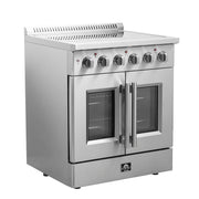 FORNO Galiano 30" Freestanding French Door Electric Range, FFSEL6917-30 FORNO