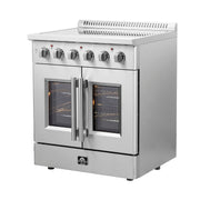 FORNO Galiano 30" Freestanding French Door Electric Range, FFSEL6917-30 FORNO