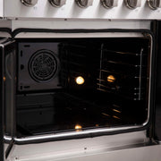 FORNO Galiano 30" Freestanding French Door Electric Range, FFSEL6917-30 FORNO