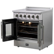 FORNO Galiano 30" Freestanding French Door Electric Range, FFSEL6917-30 FORNO