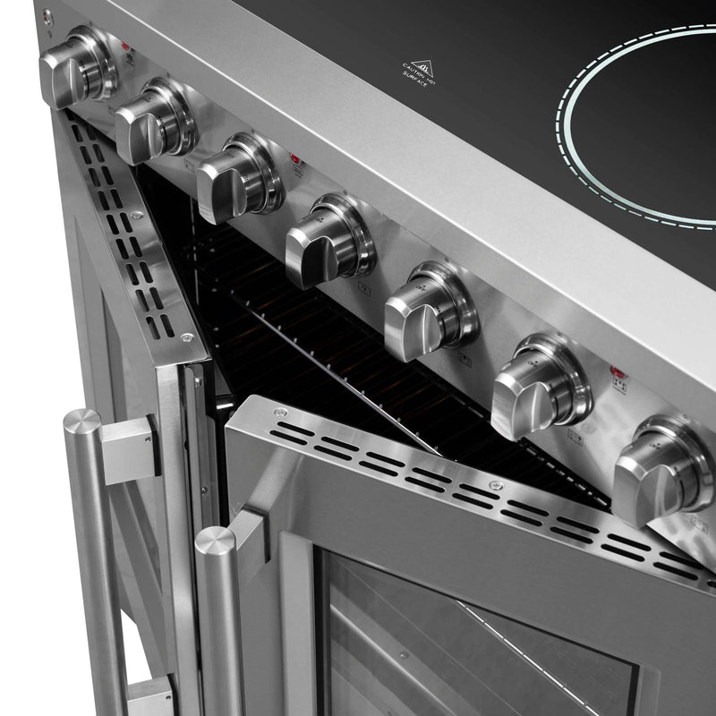 FORNO Galiano 36" Freestanding French Door Electric Range, FFSEL6917-36 FORNO