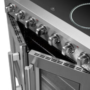 FORNO Galiano 36" Freestanding French Door Electric Range, FFSEL6917-36 FORNO