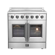 FORNO Galiano 36" Freestanding French Door Electric Range, FFSEL6917-36 FORNO
