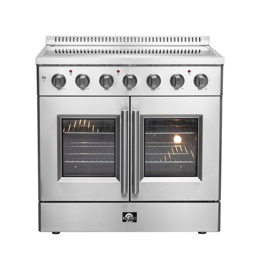 FORNO Galiano 36" Freestanding French Door Electric Range, FFSEL6917-36 FORNO