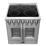 FORNO Massimo 30" Freestanding French Door Electric Range, FFSEL6955-30 FORNO