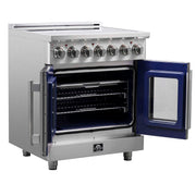 FORNO Massimo 30" Freestanding French Door Electric Range, FFSEL6955-30 FORNO