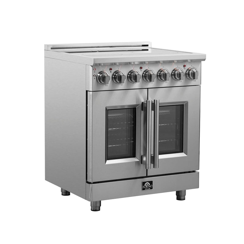 FORNO Massimo 30" Freestanding French Door Electric Range, FFSEL6955-30 FORNO