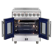 FORNO Massimo 30" Freestanding French Door Electric Range, FFSEL6955-30 FORNO