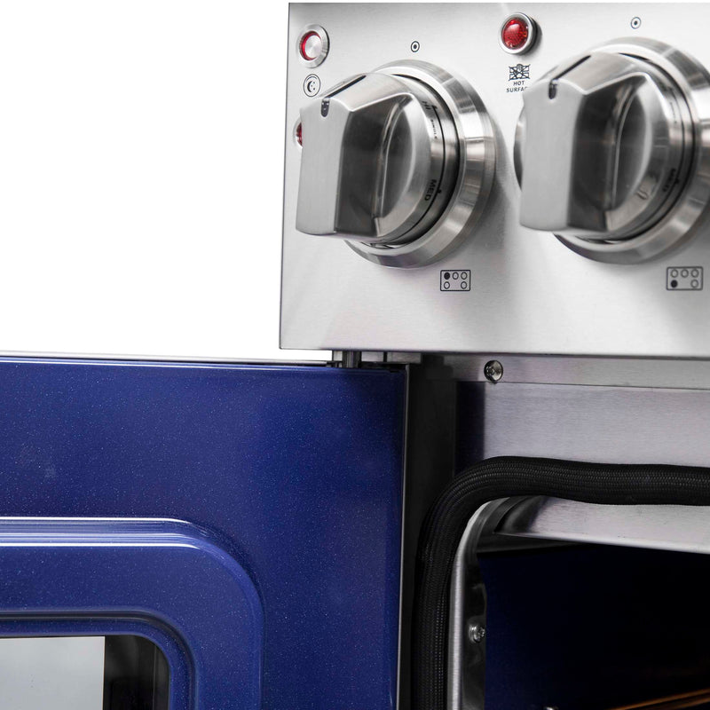 FORNO Massimo 30" Freestanding French Door Electric Range, FFSEL6955-30 FORNO