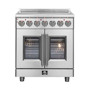 FORNO Massimo 30" Freestanding French Door Electric Range, FFSEL6955-30 FORNO
