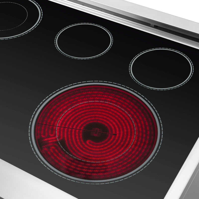 FORNO Massimo 36" Freestanding French Door Electric Range, FFSEL6955-36 FORNO