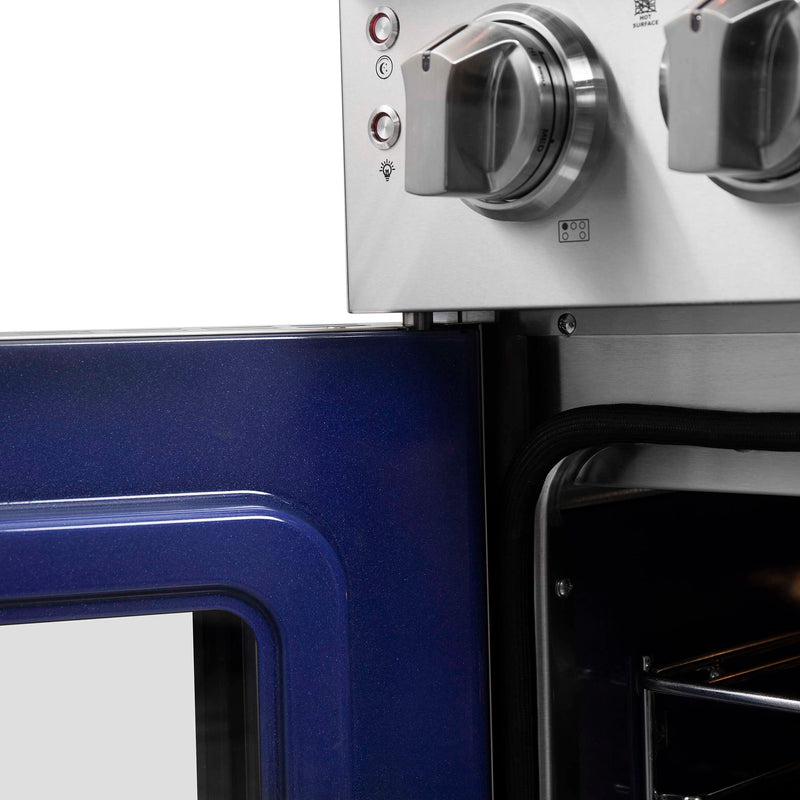 FORNO Massimo 36" Freestanding French Door Electric Range, FFSEL6955-36 FORNO